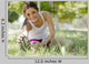 Cute Girl Stretching Ground Wall Decal