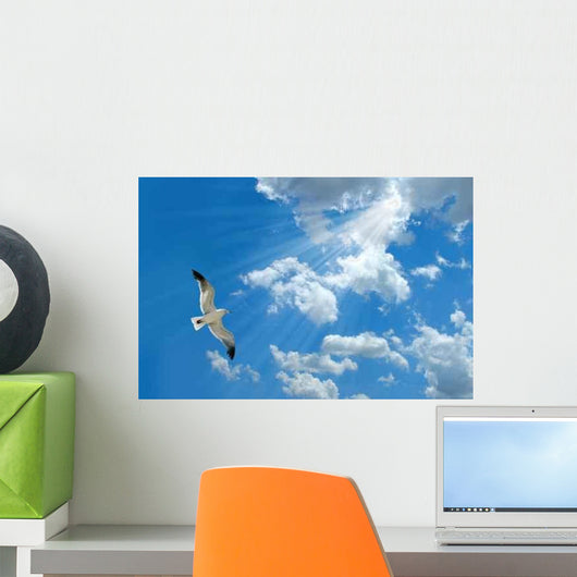 Seagull and Light Wall Decal