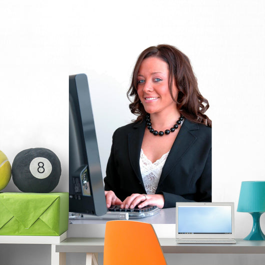 Office Worker Wall Decal