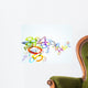 Colored Numbers Wall Decal