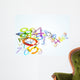 Colored Numbers Wall Decal