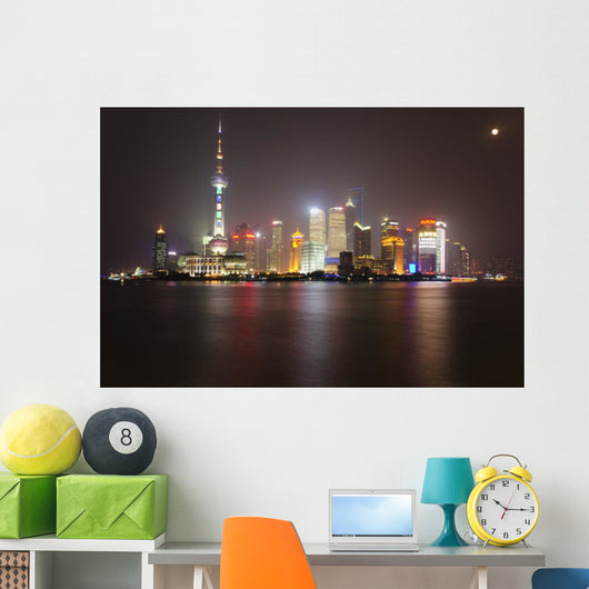 Shanghai Skyline Wall Decal