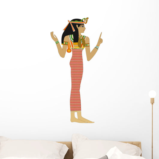 Egyptian Woman Explanation Wall Decal