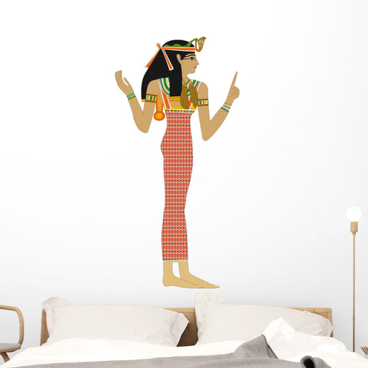 Egyptian Woman Explanation Wall Decal