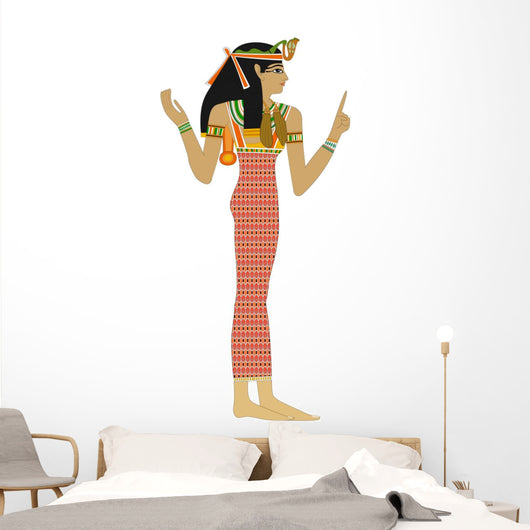 Egyptian Woman Explanation Wall Decal