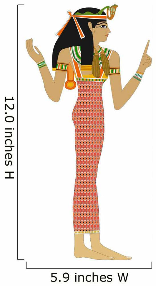 Egyptian Woman Explanation Wall Decal