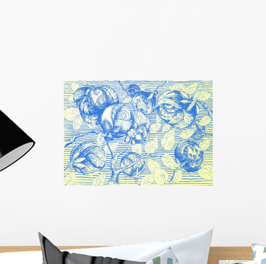 Flower and Leafe Wall Decal