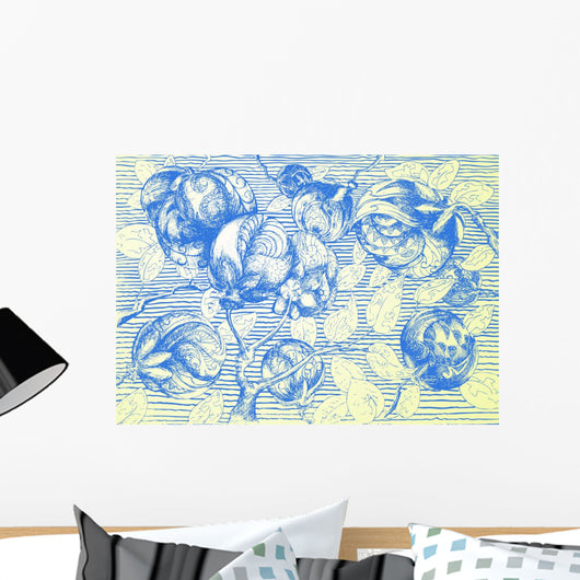 Flower and Leafe Wall Decal