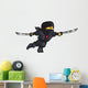 Ninja Attack Wall Decal