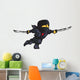 Ninja Attack Wall Decal
