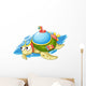 Turbo Turtle Wall Decal