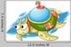 Turbo Turtle Wall Decal