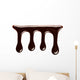 Chocolate Drip Wall Decal