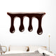 Chocolate Drip Wall Decal