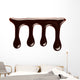 Chocolate Drip Wall Decal
