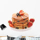 Pancakes with Strawberry Wall Decal