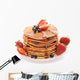 Pancakes with Strawberry Wall Decal