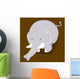 Funny and Cute Elephant Wall Decal