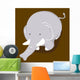 Funny and Cute Elephant Wall Decal