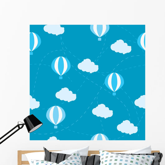 Seamless Pattern Air Balloon Wall Decal