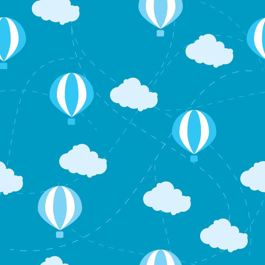 Seamless Pattern Air Balloon Wall Decal