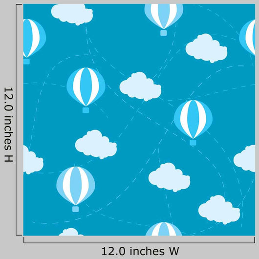 Seamless Pattern Air Balloon Wall Decal