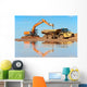 Wheel Loader Excavator Wall Decal
