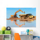 Wheel Loader Excavator Wall Decal