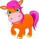 Cute Little Pony Wall Decal