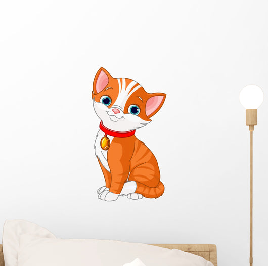 Cute Cat Wall Decal