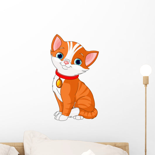 Cute Cat Wall Decal