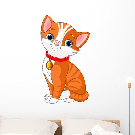 Cute Cat Wall Decal