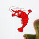 Funny Shrimp Cartoon Wall Decal