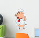 Pig Chef Cartoon Wall Decal