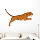 Tiger Jumping Wall Decal