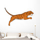 Tiger Jumping Wall Decal