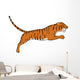 Tiger Jumping Wall Decal