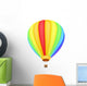 Rainbow Color Hot Air Wall Decal