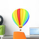 Rainbow Color Hot Air Wall Decal