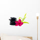 Black Balanced Zen Stones Wall Decal