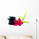 Black Balanced Zen Stones Wall Decal