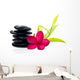 Black Balanced Zen Stones Wall Decal