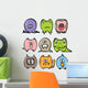 Collection Funny Animals Vector Wall Decal