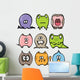 Collection Funny Animals Vector Wall Decal