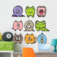 Collection Funny Animals Vector Wall Decal