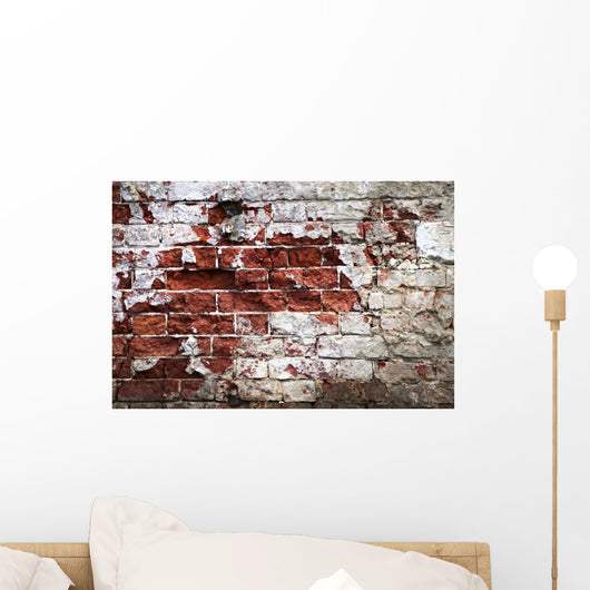 Crumbling Brick Wall Wall Decal