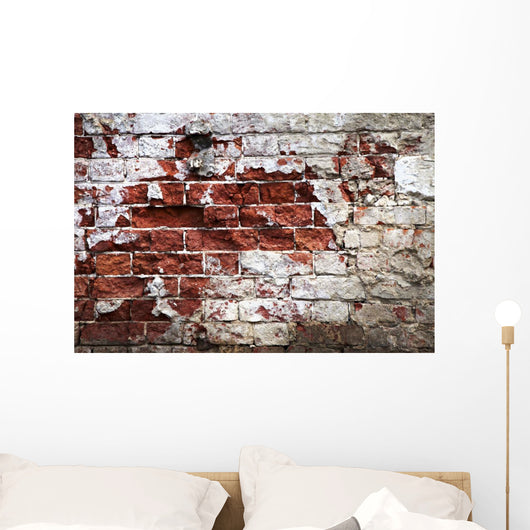 Crumbling Brick Wall Wall Decal
