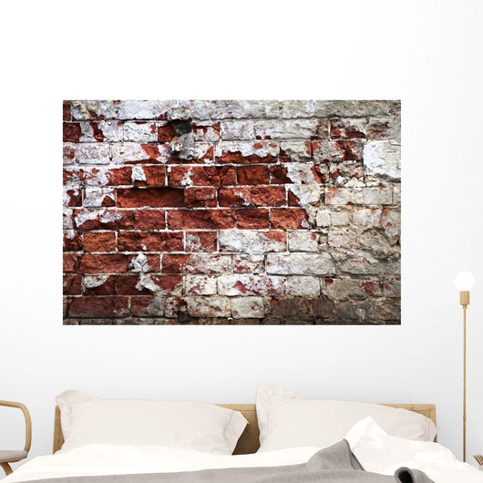 Crumbling Brick Wall Wall Decal