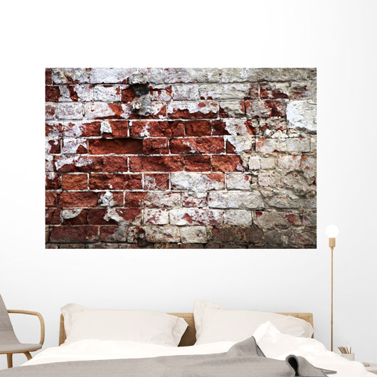 Crumbling Brick Wall Wall Decal