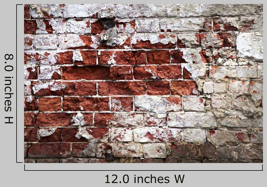 Crumbling Brick Wall Wall Decal